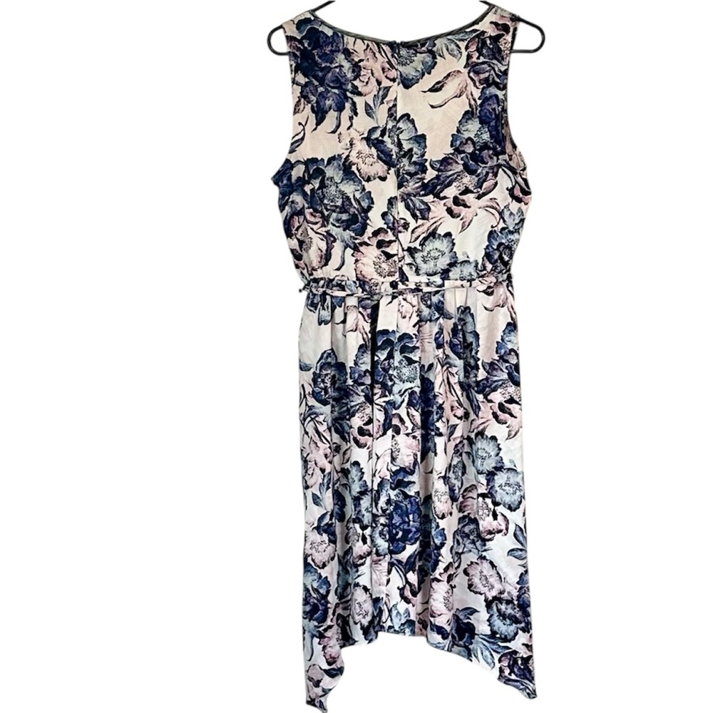 Simply Vera Vera Wang Blue Purple and White High Low Dress - Size: Medium - Picture 11 of 11
